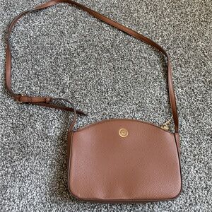 Brown Leather Crossbody Bag